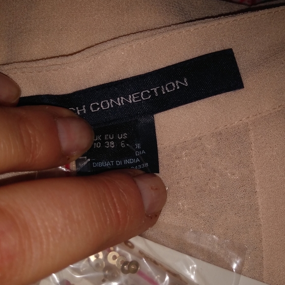 French Connection Sequin Shorts size 6 - Picture 3 of 4